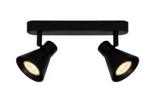 Nordlux Eik 2-spotskinne sort